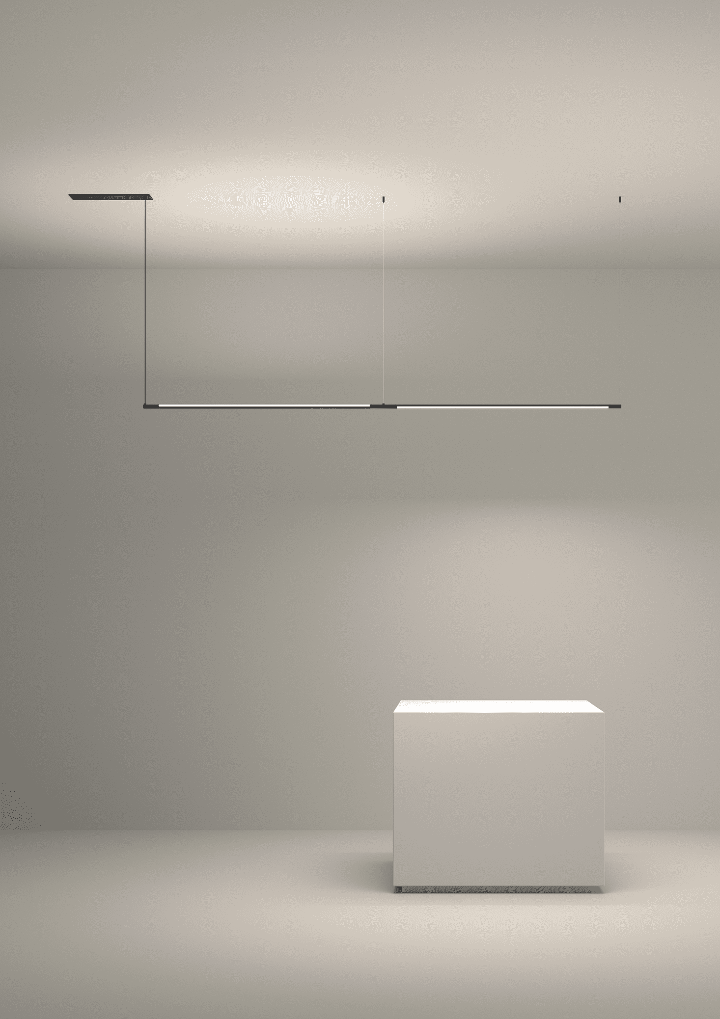 Tubs Modular Lineal Double Pendant Laser Lighting